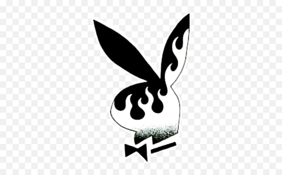 Playboy Bunny Fire Flame Flames Bunnies - Playboi Carti Logo Transparent Em...