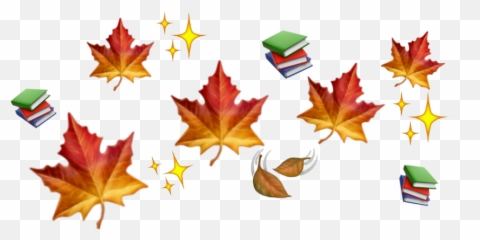Emojis Emojicrown Spirl - Maple Leaf,Autumn Emojis