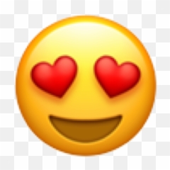 Emoticon Enamorado Emoji - Cara Enamorada Emoji Iphone,Emoji Enamorado Png