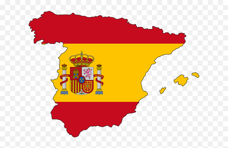 Spain Map Flag - Spain Flag Map Clipart Emoji,Eu Flag Emoji