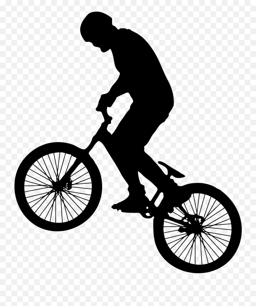 Racing Bicycle Cycling Bmx Silhouette - Bmx Png Emoji,Emoji Bike
