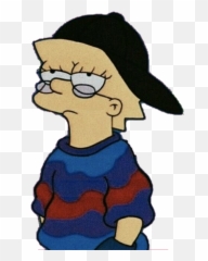 Image About Pink In Geezy Emoji - Sad Lisa Simpson Drawing,The Simpsons Emoji