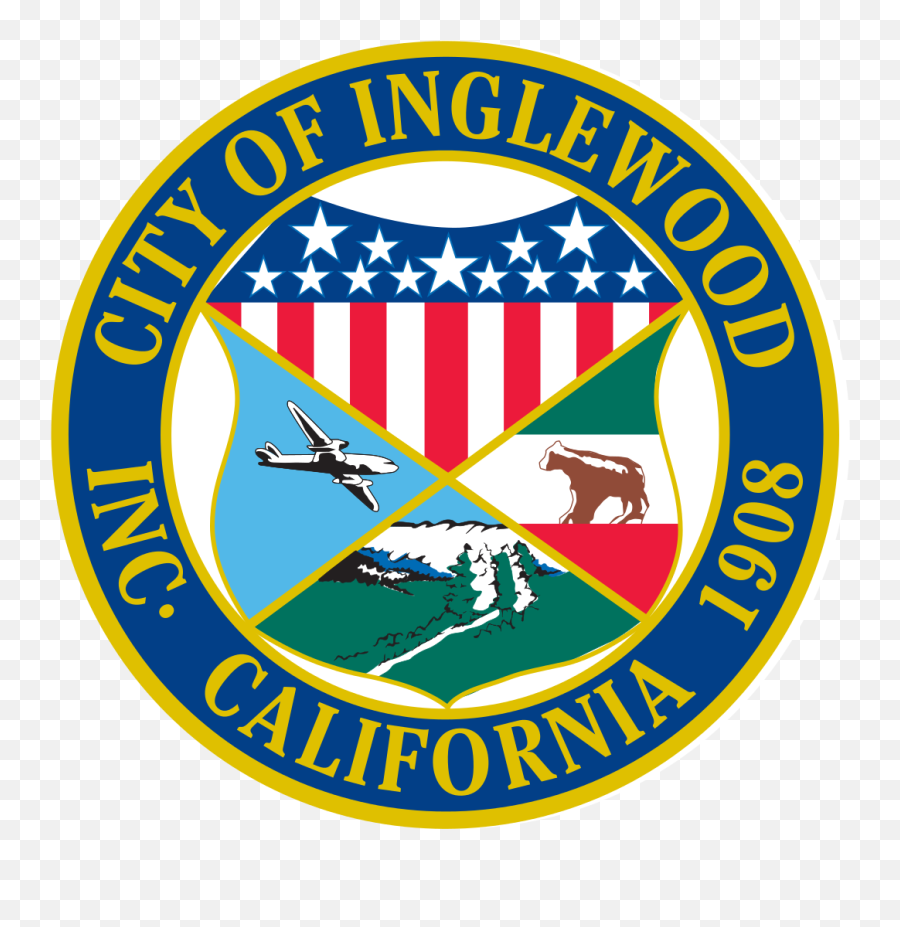 Seal Of Inglewood California - City Of Inglewood Seal Emoji,California State Flag Emoji