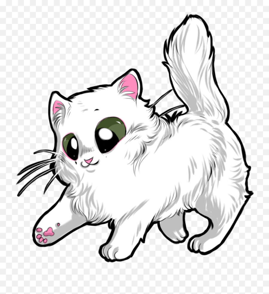 Fur Affinity Dot - Chibi Persian Cat Emoji,Chibi Emojis