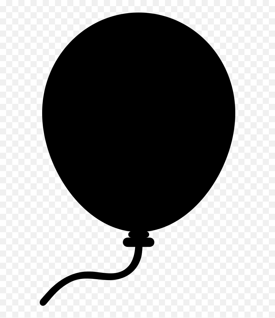 Emojione Bw 1f388 - Transparent White Hot Air Balloon Png Emoji,Balloon Emoji