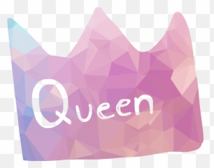 Queen Drawing Childish Polygon Babygirl - Graphic Design Emoji,On Fleek Emoji