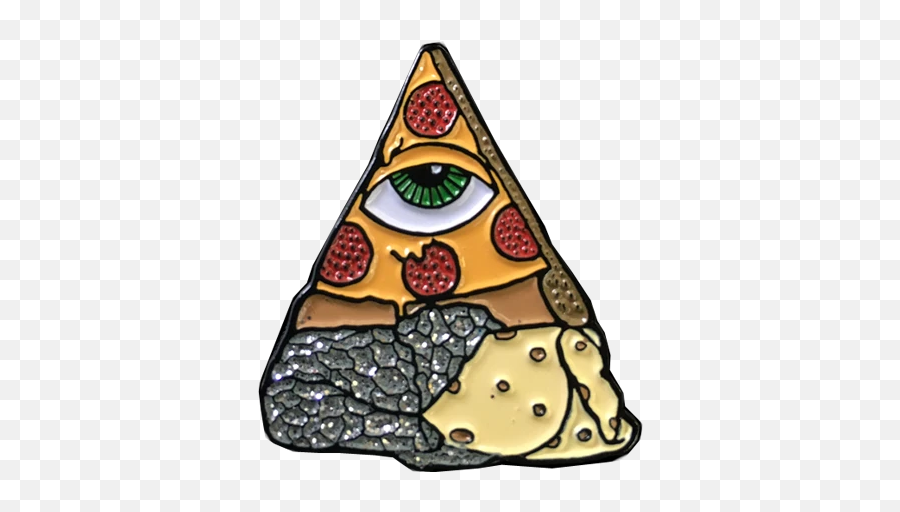 Burrizza Illuminati Pin - Triangle Emoji,Illuminati Triangle Emoji
