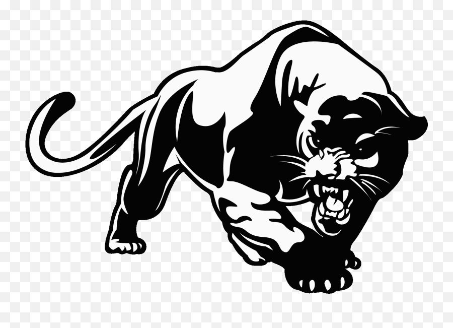 Panther Clipart Panther Cub Panther - Panther Clipart Black And White Emoji,Panther Emoji Iphone