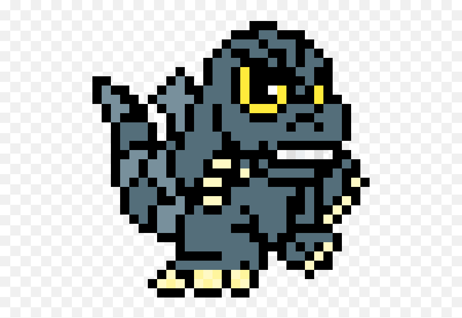 Pixilart - Godzilla Pixel Art Emoji,Godzilla Emoticon