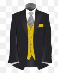 Suit Jacket Shirt Tie Vest - Suit Clipart Emoji,Men's Emoji Shirt