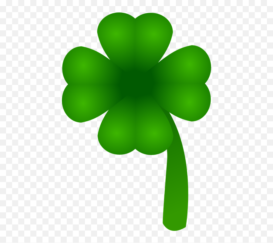 Luck Shamrock Charm - St Patrick Flower Emoji,Plant Emoji