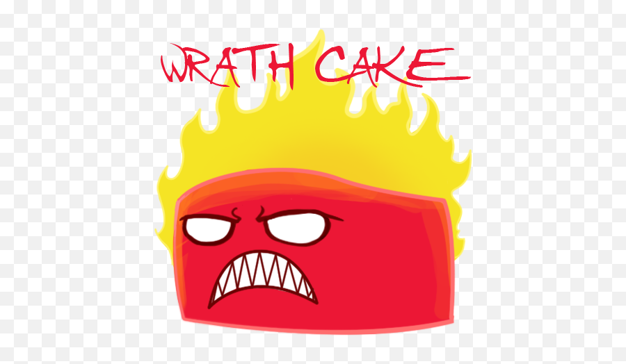 Wrath Cake - Poster Emoji,Cake Emoticons