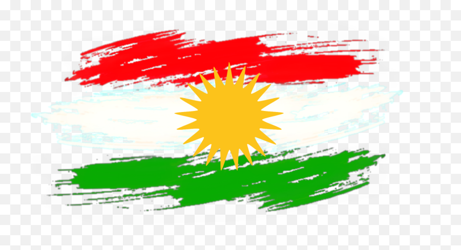 Kurdish Fanartofkai Flag Kurdistan Turkish Effect Iran - Logo Kurdistan ...