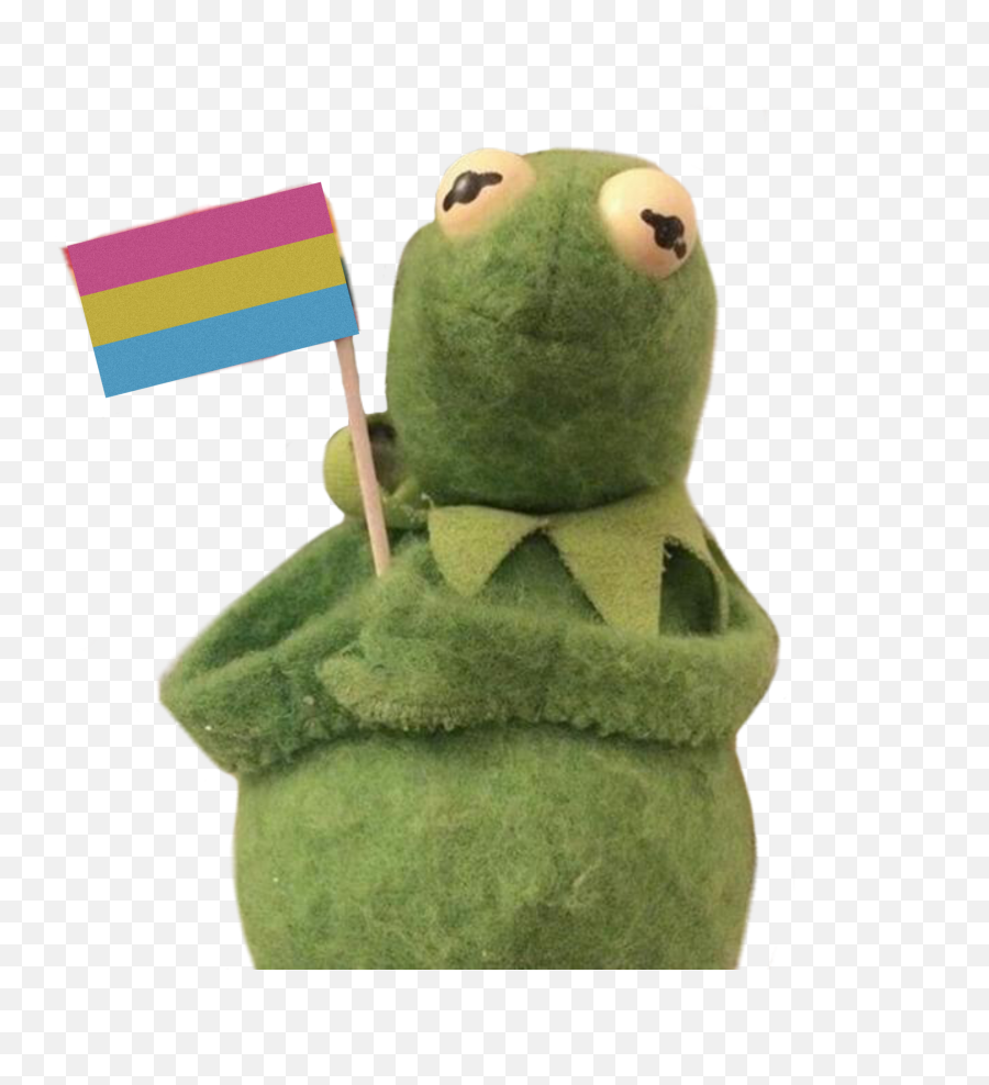 Freetoedit Kermit Pansexual Panflag - Kermit Stickers Emoji,Flag Alligator Emoji