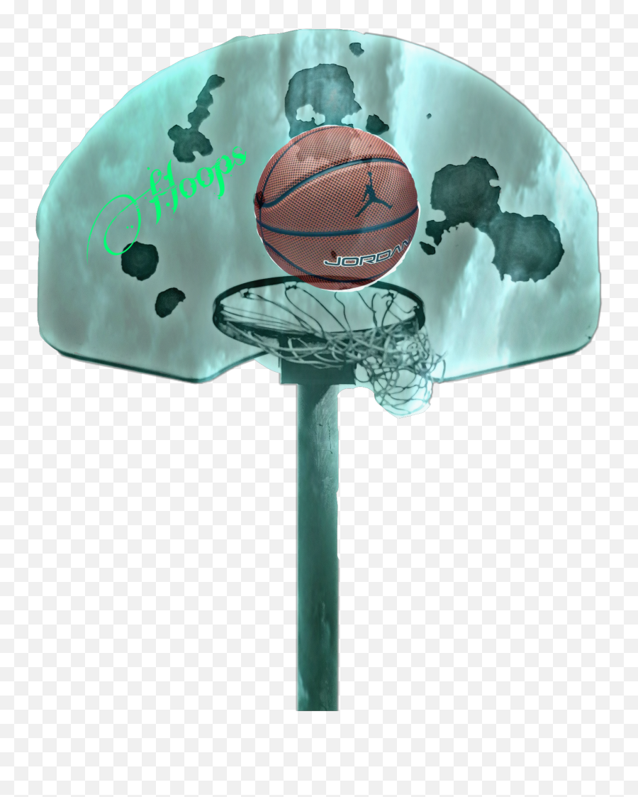 Hoops Text Ball Basket Basketball - Streetball Emoji,Basketball Hoop Emoji