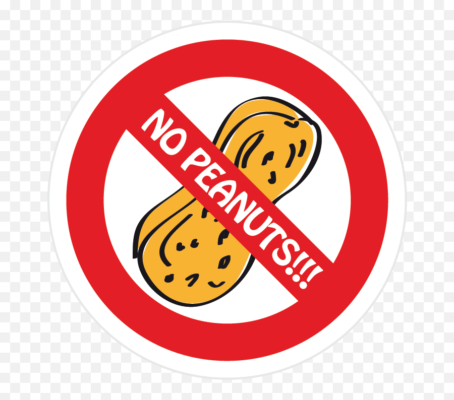 Allergy Alert Labels Gluten Intolerance Uae Peanuts Clipart - Prohibido Emoji,Peanut Emoticon