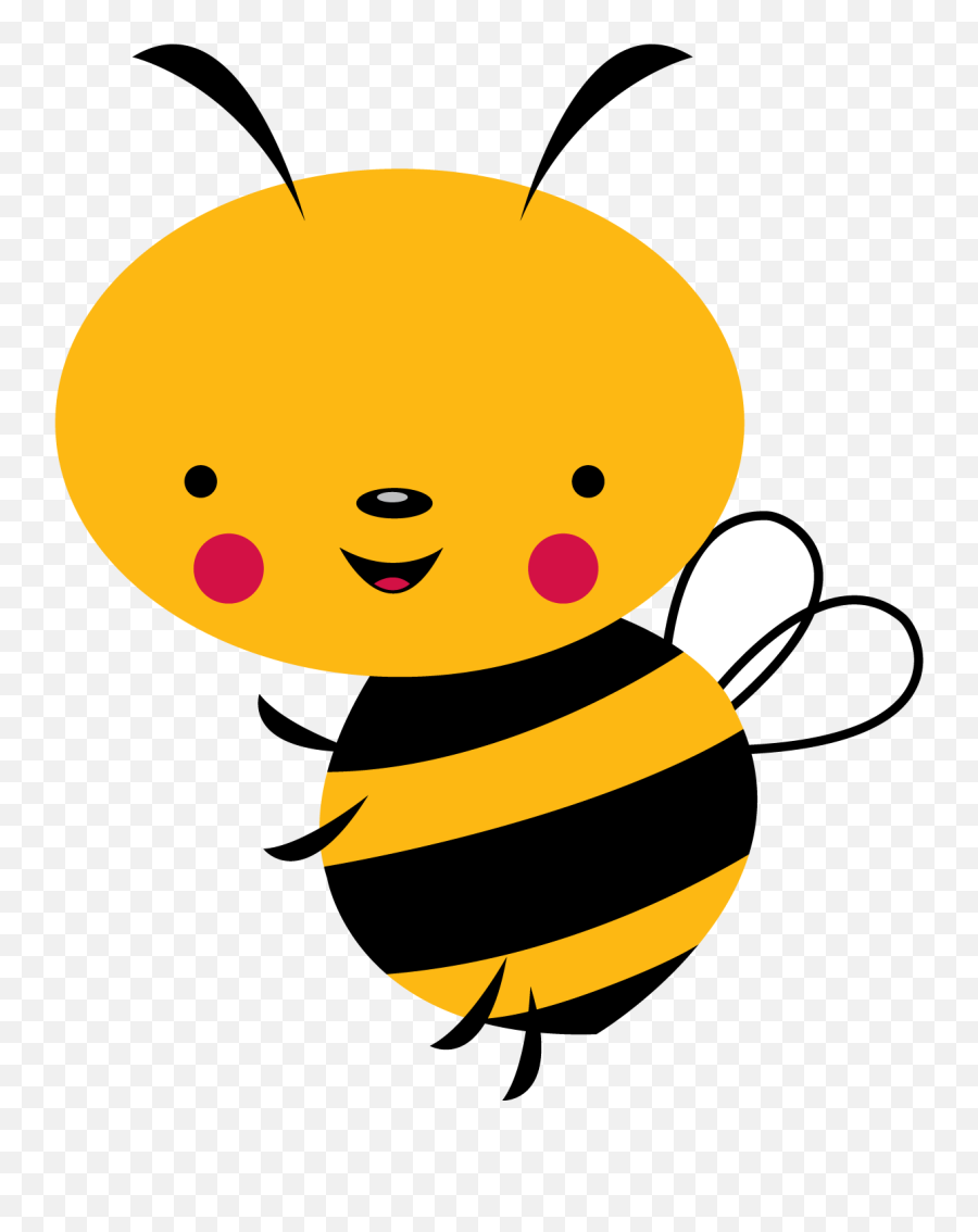 Clipart Bee Ladybug Transparent - Honey Bee Emoji,Bee Minus Emoji