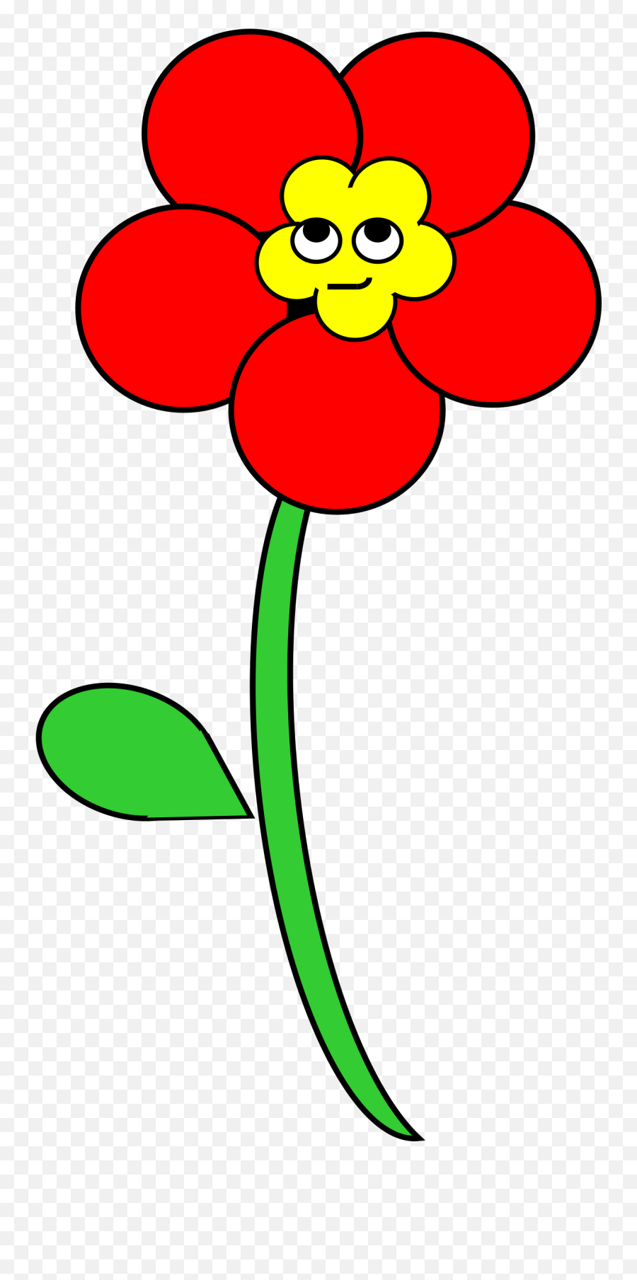 Library Smiling Flower Png Files - Cartoon Smiling Red Flower Emoji,Smile Flower Emoticon