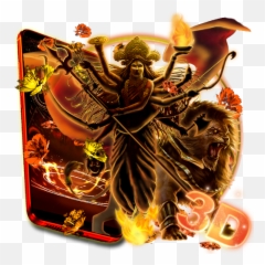 Amazoncom Goddess Durga 3d Gravity Theme Appstore For Android - Maa Durga Images 3d Emoji,3d Animated Emoji For Android