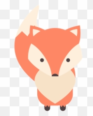 Cute Fox Clipart - Png Emoji