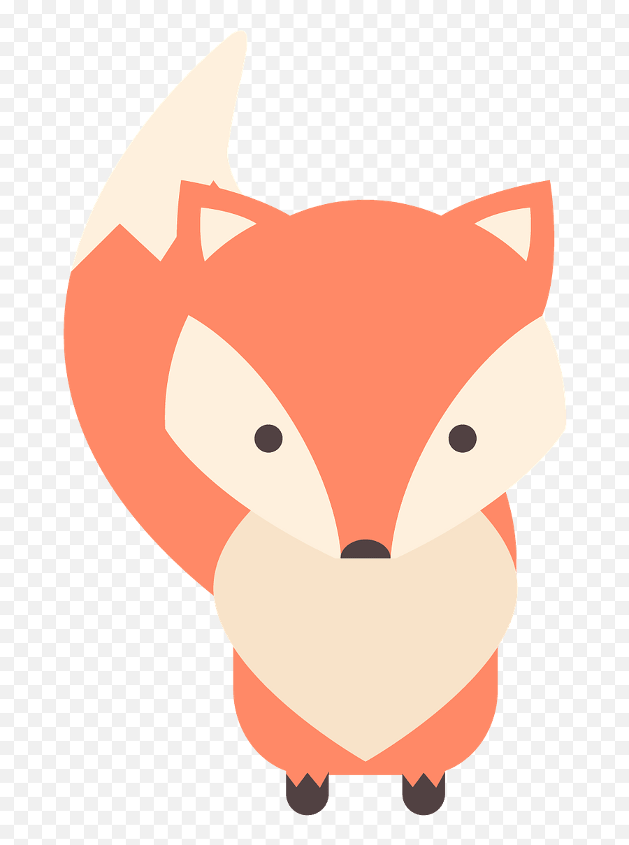 Cute Fox Clipart - Cute Fox Clipart Png Emoji,Fox Emoji