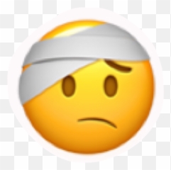 Headache Emoji Sticker - Iphone Bandage