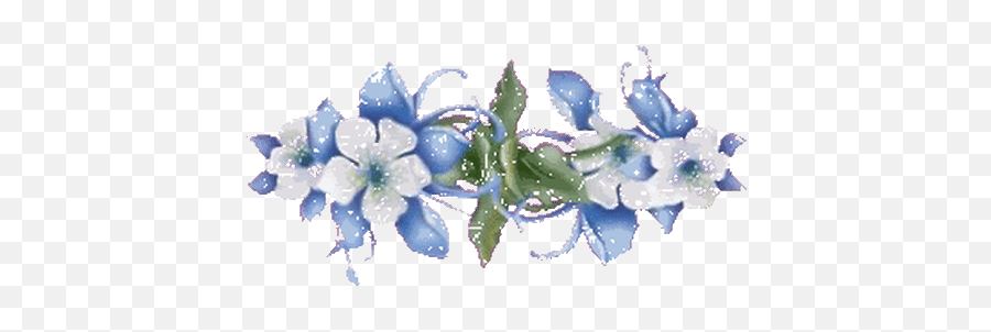 Top Flower Stickers For Android U0026 Ios Gfycat - Glieter Con Flores Emoji,Blue Flower Emoji