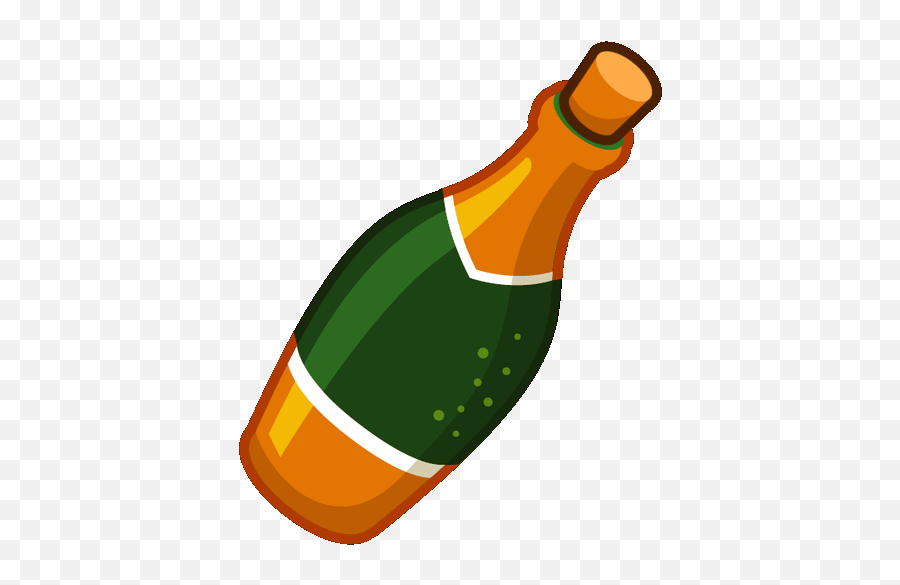 Top Champagne Glasses Stickers For Android Ios - Champagne Popping Gif  Transparent Emoji,Champagne Bottle Emoji - free transparent emoji -  