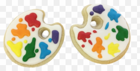 Paint Palette Cookies - Bredele Emoji,Palette Emoji