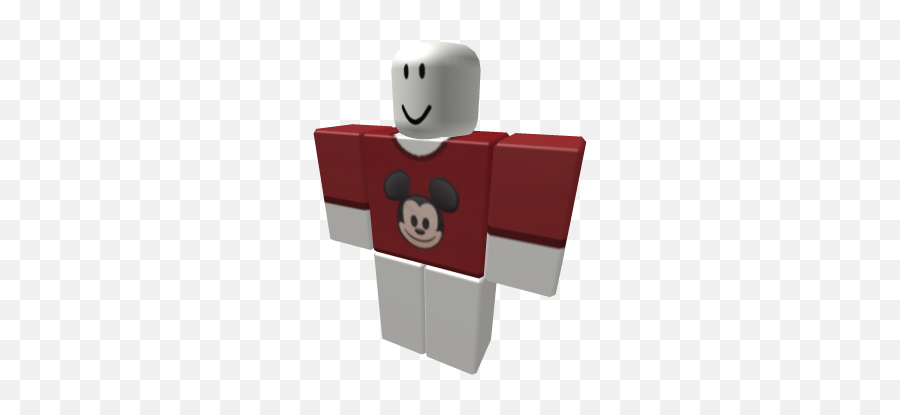 Mickey Mouse Emoji Tee - Red Vest Roblox,Mouse Emoji