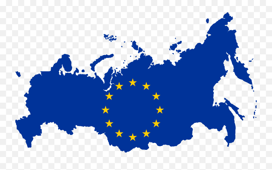 Flag Map Of Russia Union - European Union Flag Map Emoji,Eu Flag Emoji
