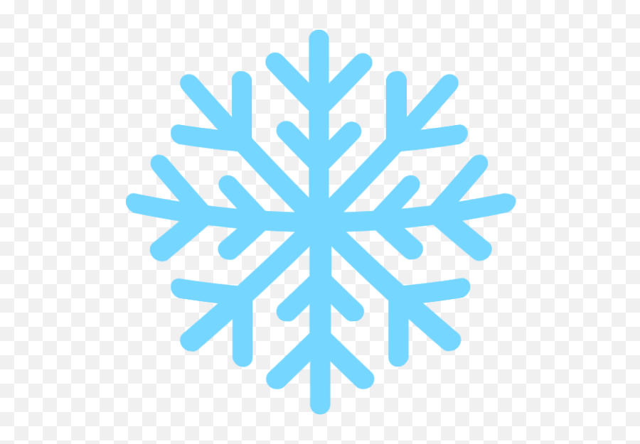 Snowflake Emoji - Transparent Background Snowflake Emoji,Snowflake Emoji