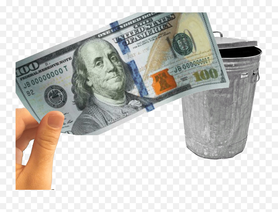 Throw Money Stickers For Android Ios - Hundred Dollar Bill Png Emoji,Money Flying Away Emoji
