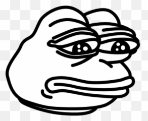 Png Pepe - Black And White Meme Pepe Emoji,Pelican Emoji