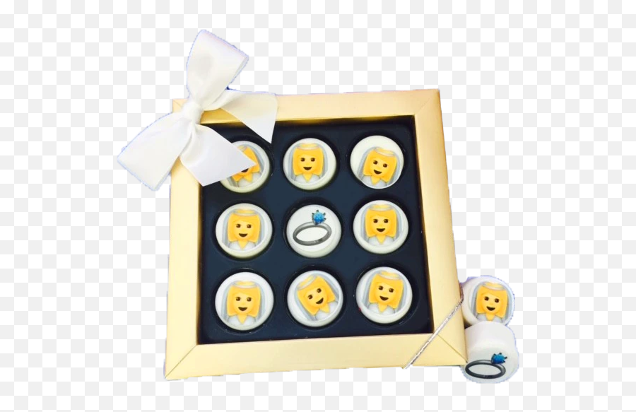 Bride Emoji Mini Chocolate Covered Oreos Gift Box - Living Room,Bride Emoji