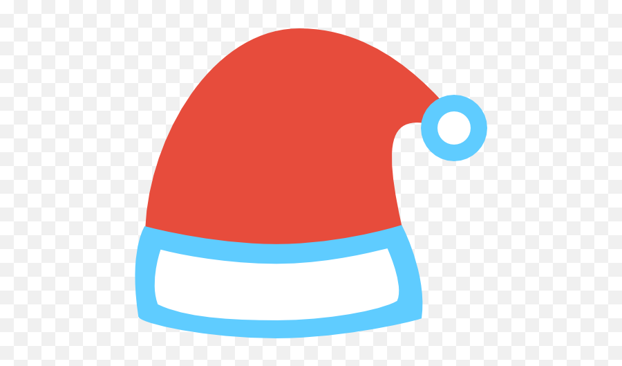 Hat Icon - Pixel Christmas Hat Png Emoji,Christmas Hat Emoji
