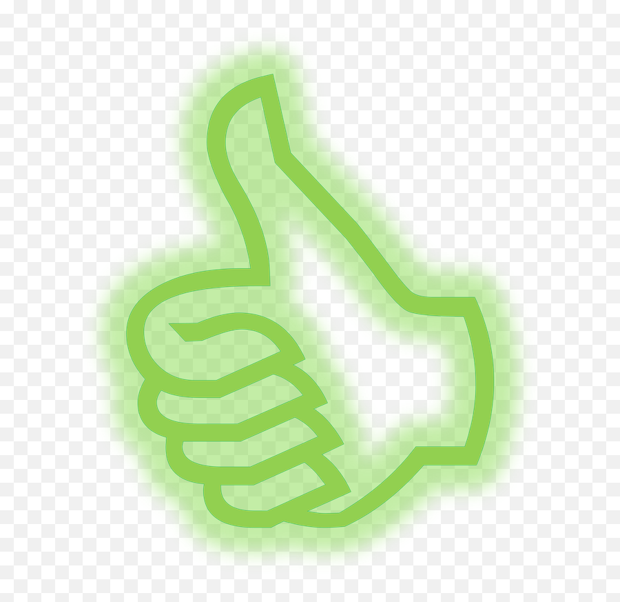 Thumb Up Green Transparent Png - Thumbs Up Logo Transparent Png Emoji,Facebook Christmas Tree Emoticon