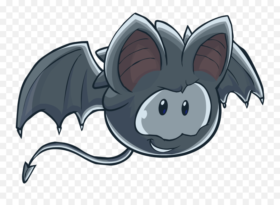 Bat Puffle - Club Penguin Halloween Puffle Emoji,Bat Emojis