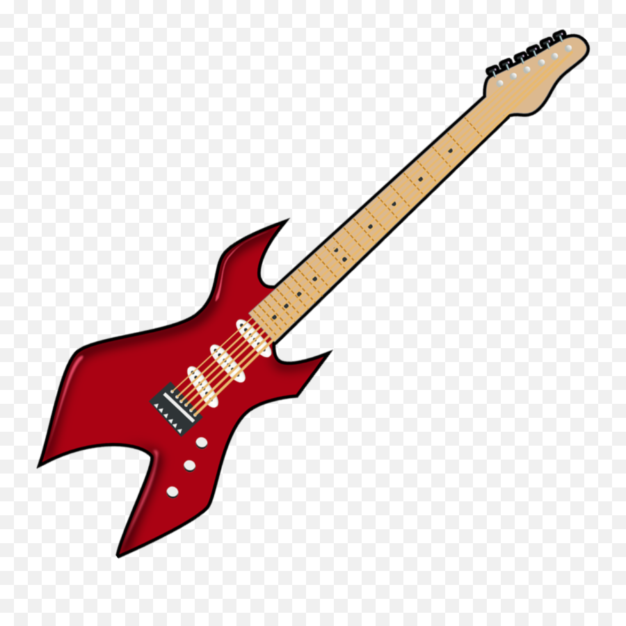 Ftestickers Red Guitar Electric - Red Bc Rich Warlock Guitar Emoji,Bass Guitar Emoji