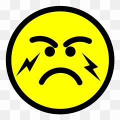 Emoji Emoticon Anger - Piktas Veidukas,Angry Emoji