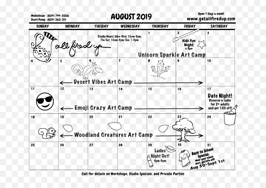 August - 2019 All Fired Up Diagram Emoji,Calendar Emoji