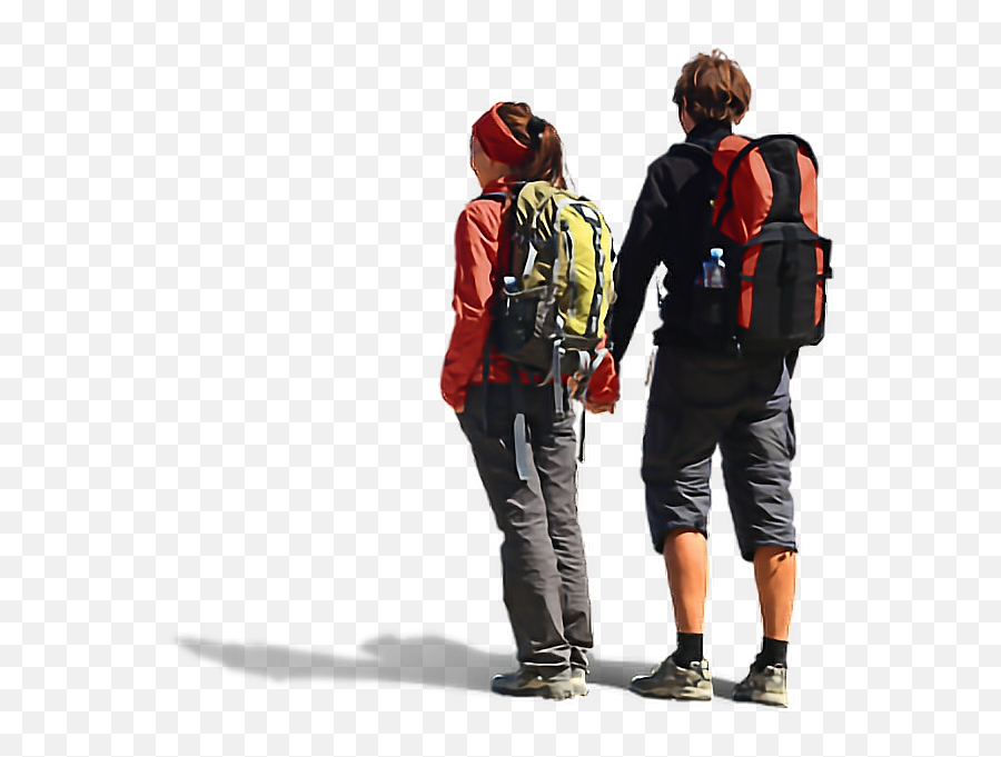 Ftestickers Couple Hikers Hiking - Hiking People Png Emoji,Hiking Emoji