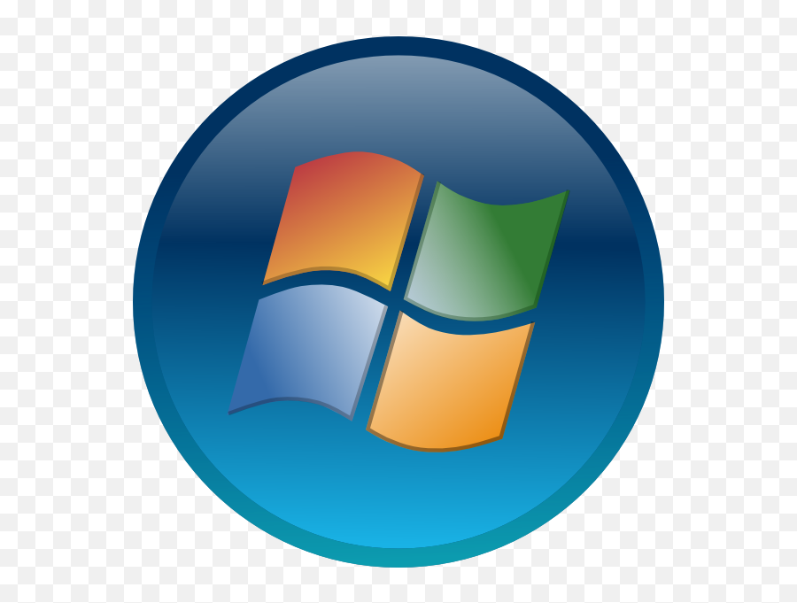 Windows 7 Clipart - Start Button Of Computer Emoji,Emoji Keyboard For Windows 7