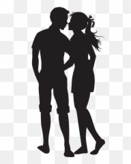Silhouette Couple Png - Emoji