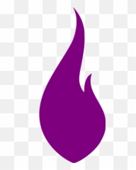 Purple Flame Icon - Emoji