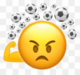 Football Sports Emoji Sticker - Happy