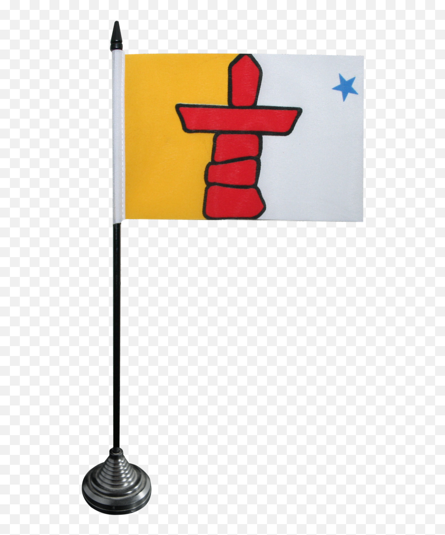 Nunavut Desk Table Top Flag - Nunavut Flag Emoji,Romania Flag Emoji