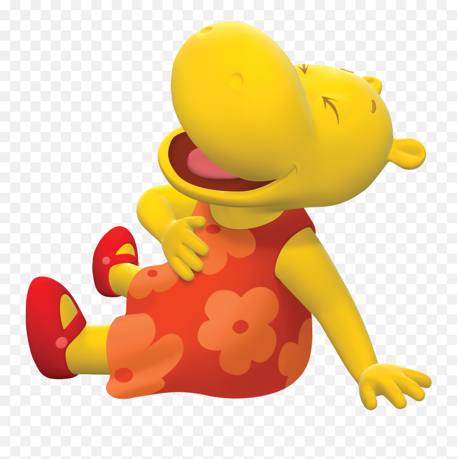 Backyardigans - Backyardigans Laughing Clipart Full Size Yellow Animated Characters Emoji,Rolling On Floor Laughing Emoji