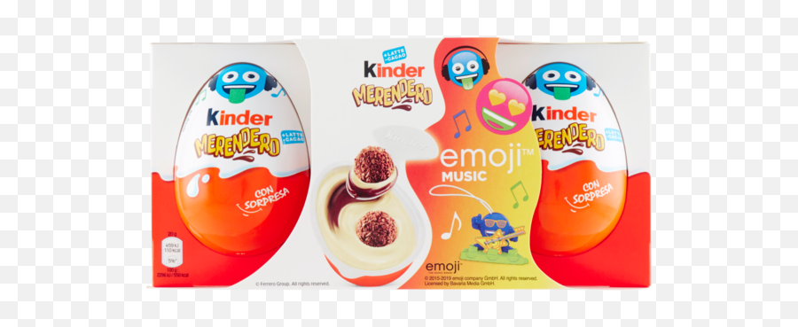 Kinder Merendero Emoji Music 3 X 20 G - Compra Online 8000500028124,Nutella Emoji