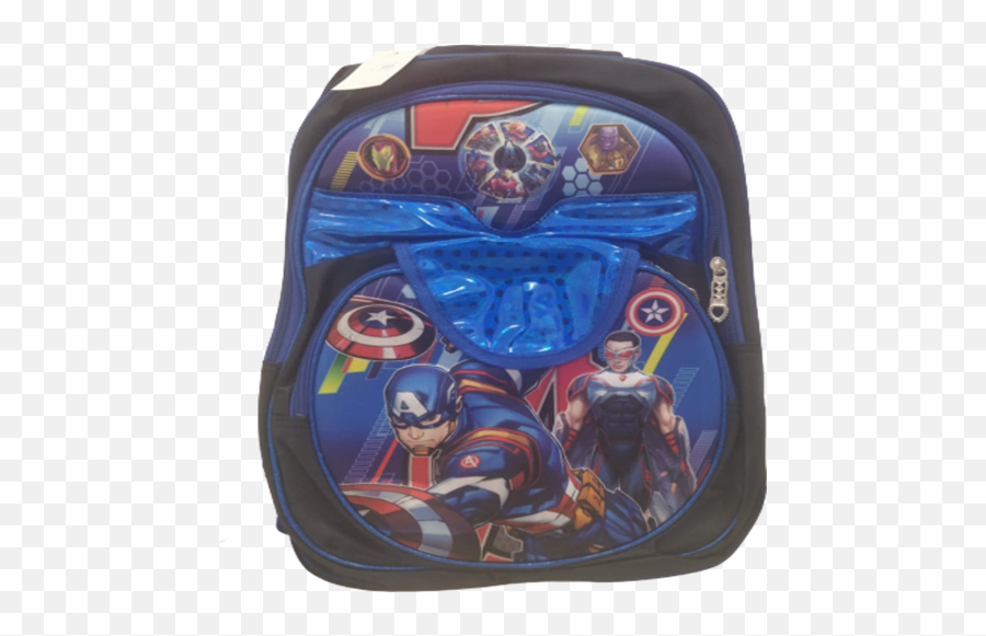 Kids - Captain America Emoji,Emoji School Backpack